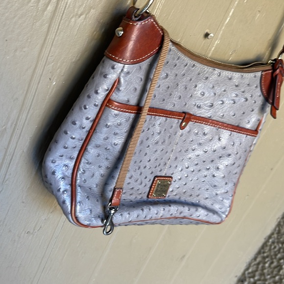 Dooney & Bourke Kimberly ostrich crossbody bag - Picture 3 of 16